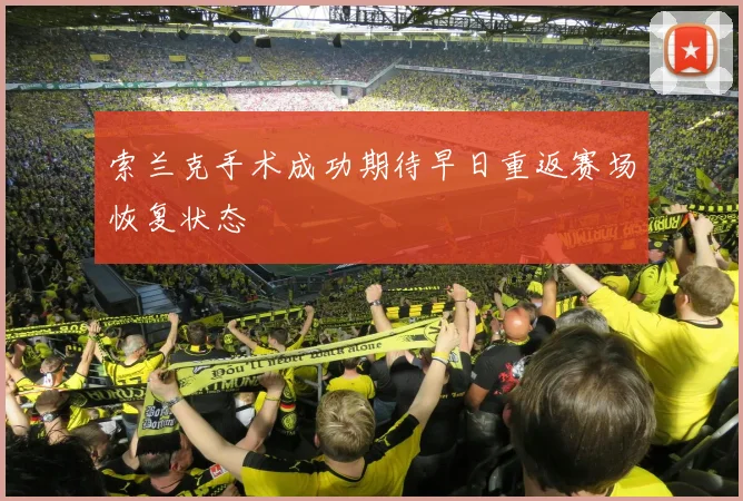 索兰克手术成功期待早日重返赛场恢复状态
